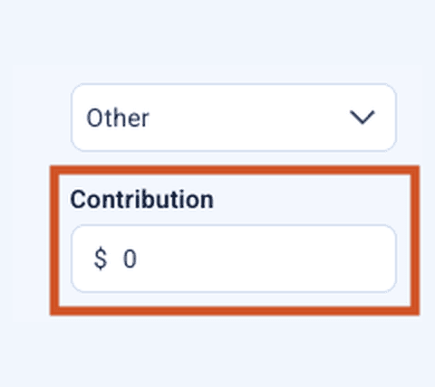 Шаг 3: Впишите $0 или свою сумму | Step 3: Type $0 or any amount you choose